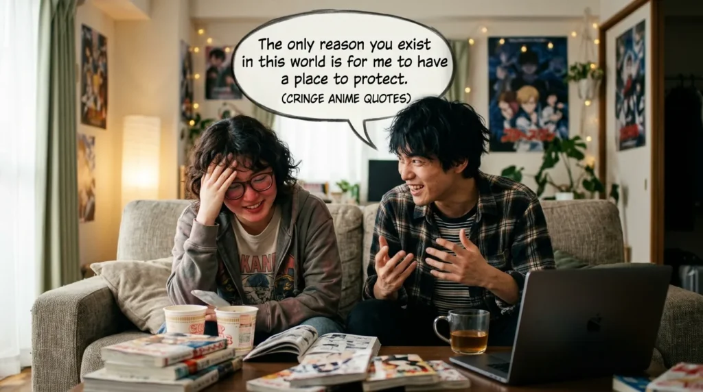 Cringe Anime Quotes